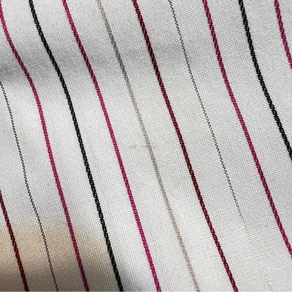 Eddie Bauer Stretch Wrinkle Resistant Striped Long Sleeve Blouse Size XL - Picture 10 of 10